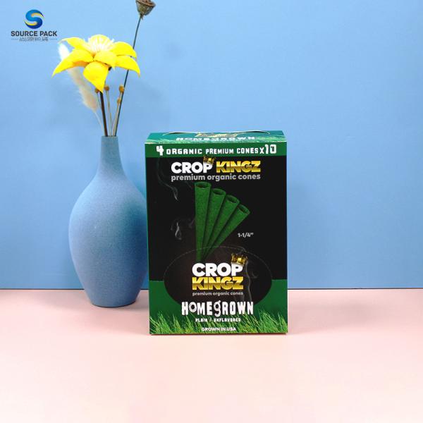 Pre Roll Tobacco Cigar Packaging Boxes Cardboard Paper Tuck Top End