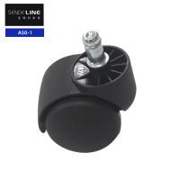 Reemplazo de las ruedas de las sillas de oficina de nylon Capacidad de carga de 200 kg Rueda silenciosa universal
