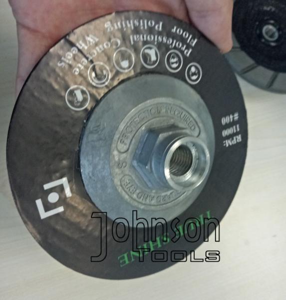 100 - roda bond cerâmica do copo de Egding do diamante de 180 milímetros do diâmetro para o concreto