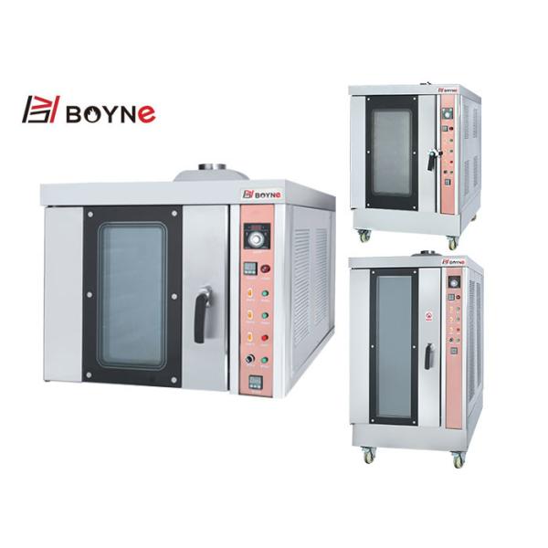 High Temperature Hot Air Eight Trays Stainless Steel Gas Convection Oven For Bakery