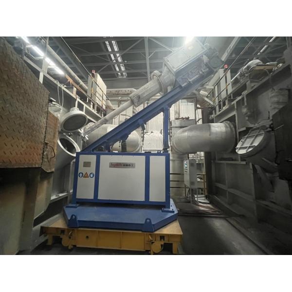 Система инъекции алюминиевого флюкса вместе с эффективным смешиванием и более равномерной доставкой флюксирующих агентов по всему плаву.