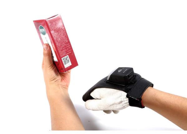 1D 2D Warehouse Glove Barcode Scanner For Windows Mobile Phone Tablet PC