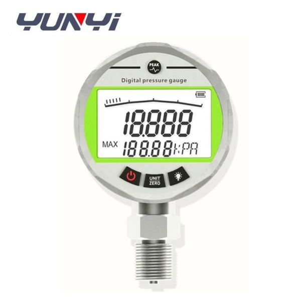 80mm Stainless Steel high Precision Hydraulic Digital Pressure Gauge Manometer