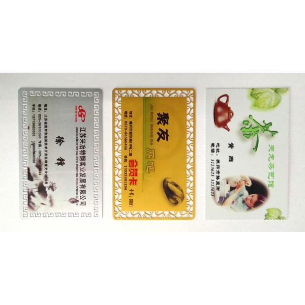 CE Aluminum Business Cards , 86*54 Mm Sublimation Business Card Blanks