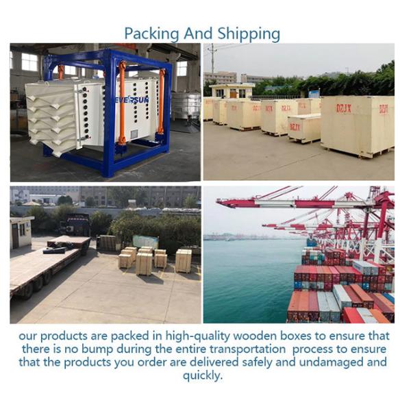 Высокоэффективные 1 - 8 экрановые палубы прямоугольный вибрационный фильтр для тонких материалов