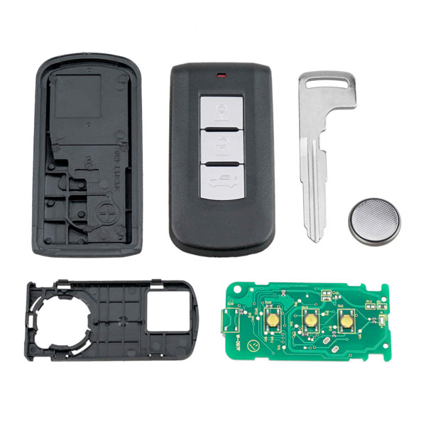 Remote Car Key G8D-644M-KEY-E, 433mhz, For Mitsubishi Lancer Outlander ASX PCF7952 Chip, Smart Car Key (With Emergency Key)