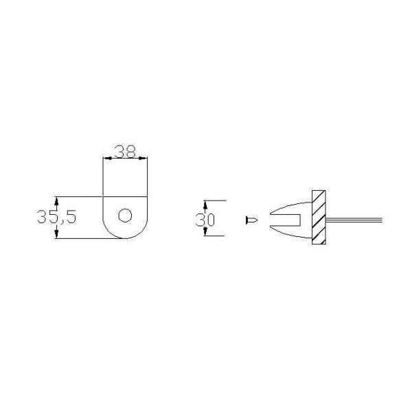 12V LED Cabinet Light with Glass Recessed Shelf Eye Light and Long-lasting Performance
