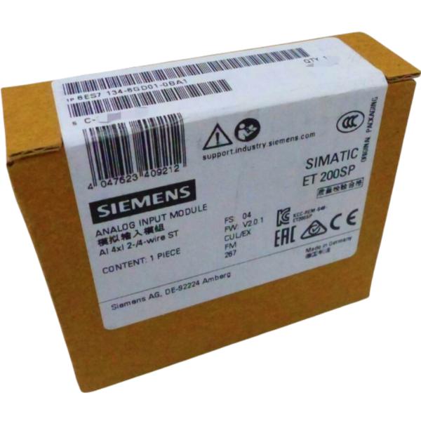 SIEMENS 6ES7134-6GD01-0BA1 SIMATIC ET 200SP, аналоговый входный модуль, AI 4XI 2-/4-wire standard, упаковочная установка: 1 шт.