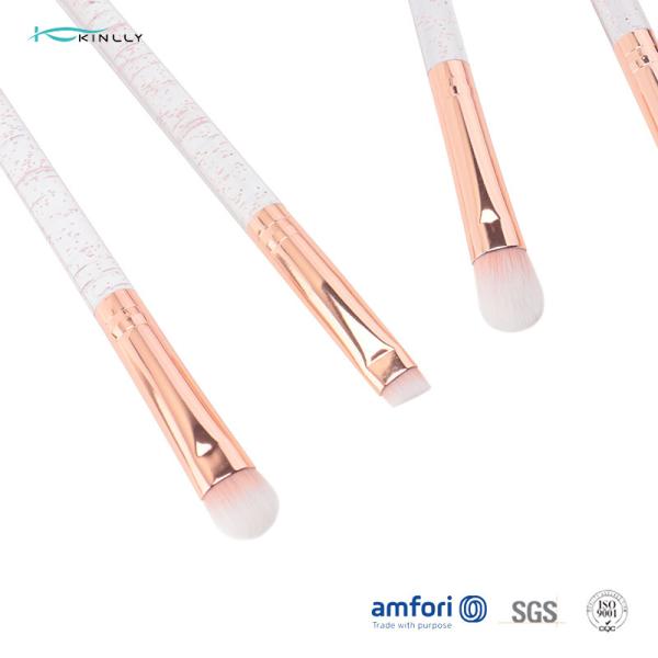 5pcs Eye Synthetic Hair Makeup Brushes With Plastic Handle
