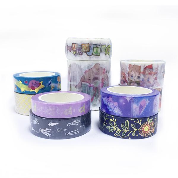 Personal Letter Decoration Promotional Gift Flower Washi Paper Tape for Scrapbook