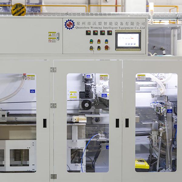 Lower Energy Underpad Production Line 380V 50HZ Full Automatic Stacker with CE