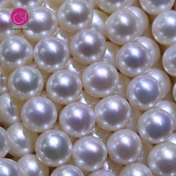 Freshwater Cultured Genuine 7-8mm White Rice Loose Pearl Wholesale for DIY Jewelry