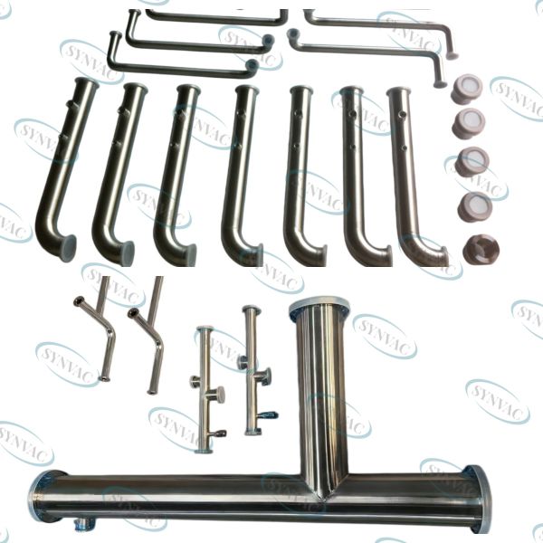 Mirror Polishing Wire Drawing Or Blasting Custom Vacuum Pipeline