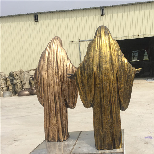 Death Azrael Halloween Fiberglass Outdoor Statues 80cm 120cm 150cm 180cm