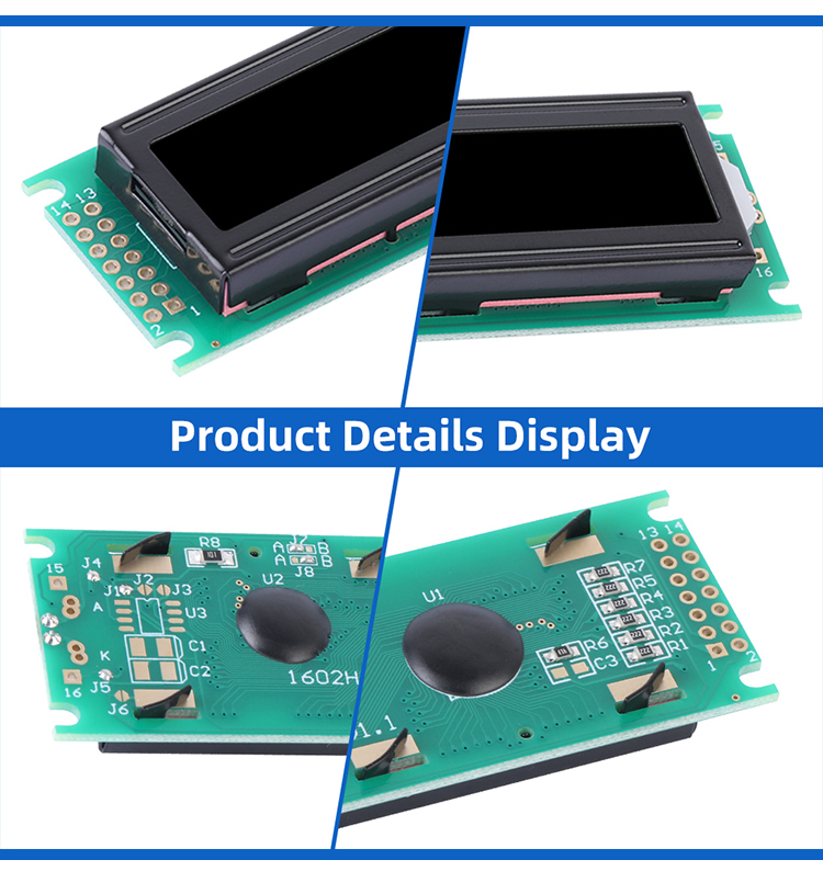 BTN Black Film 1602H LCD Screen GrouPINg 2*16 14PIN ST7066U LCD Screen Module Support Scheme Development