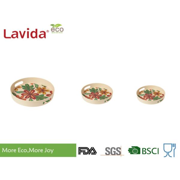 Shatter - Proof Children's Bamboo Dinnerware High Strength Free Of Heavy Metals