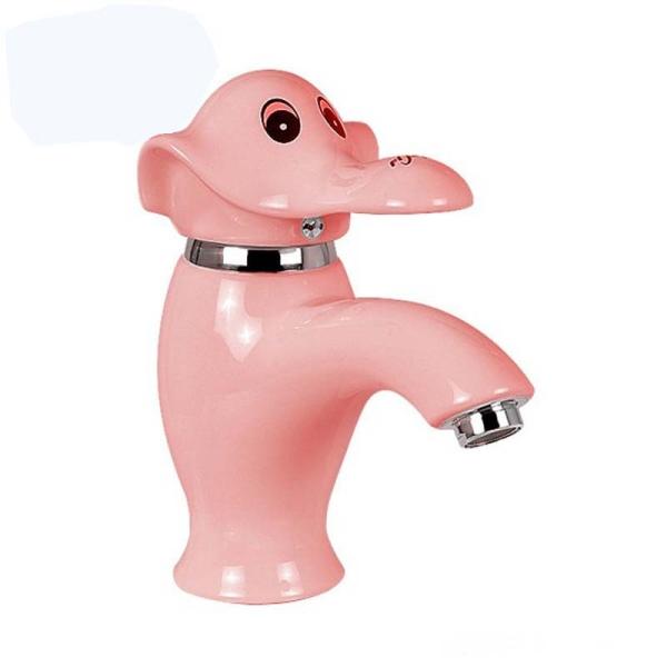 Kindergarten Elephant Bathroom Faucet Tap Ceramic For Children's Washbasin Sink custom