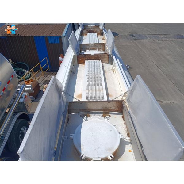 3 Axles 32000 Liters Liquid Tanker Trailer Carbon Steel Diesel Fuel Semi Tractor Trailers