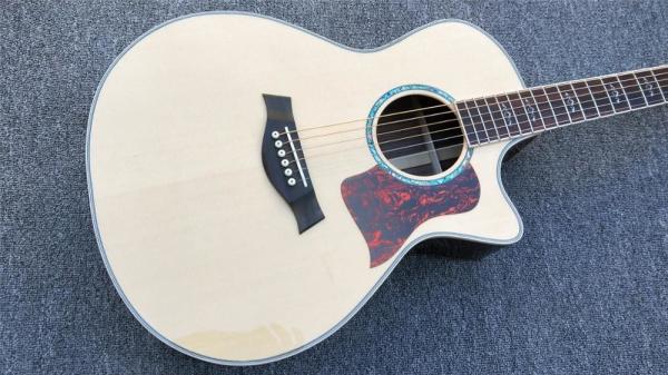 Cutaway 814 Classical acoustic guitar / 2018 Factory custom Log color Solid spruce top Acoustic Guitar