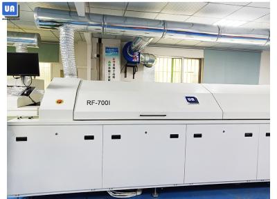 Lead Free 7 Zone SMT Reflow Oven Equipment Startup Power 30 KW