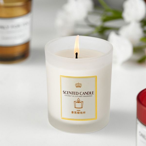 Personalized Printing Gold Foil PVC Label Sticker Logo Label For Candle Jar