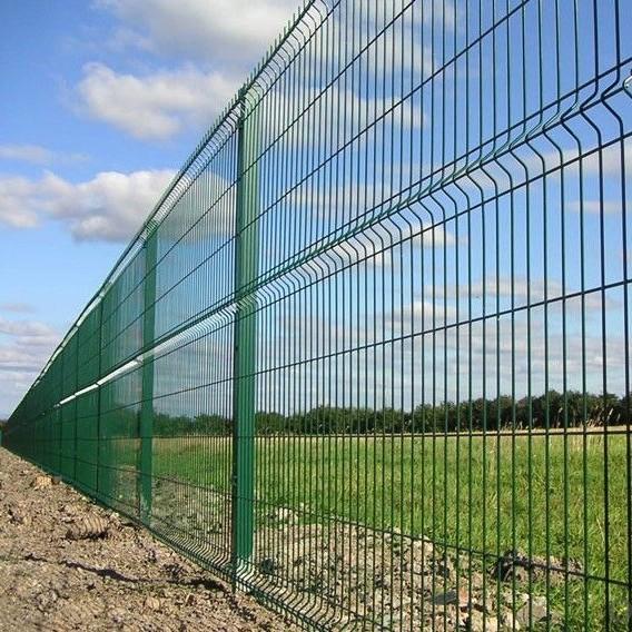 Anping TLWY High Quality Chinese Factory 3D Garden Fence Panel Curvy Welded Wire Mesh Fence with peach posts
