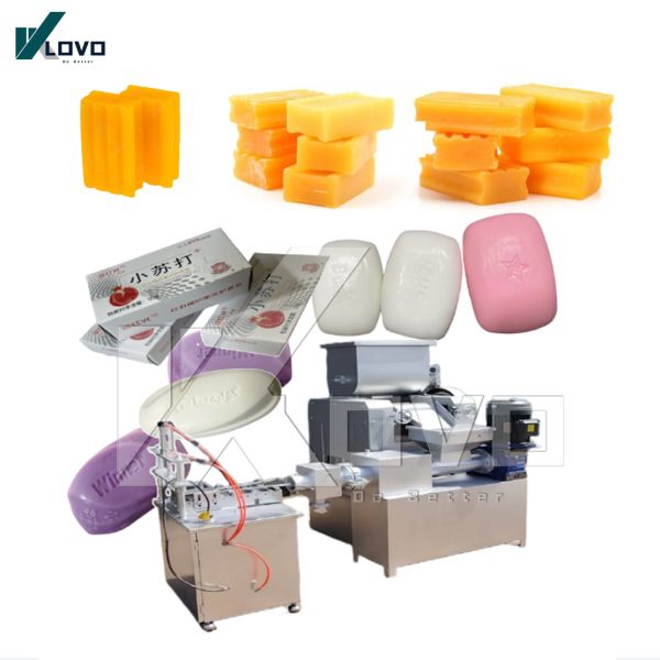 100-200kg/H Small Scale Soap Making Machine Stainless Steel Laundry Toilet Soap Production Line