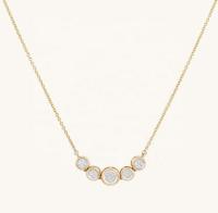 Collier en or rhodium 18 carats pour femme 1,2 mm en or blanc