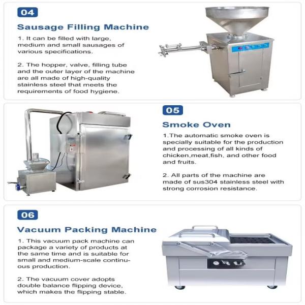 Electric Industrial Sausage Maker Machine Fast Speed For Meat Processing Plants