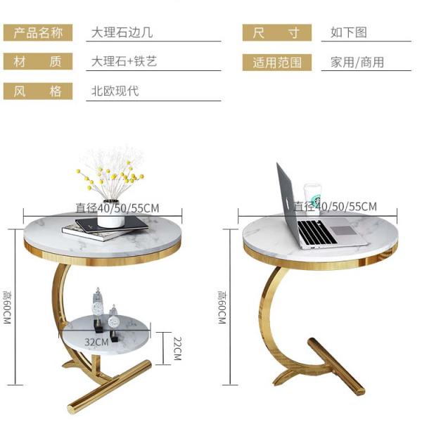 Modern Outdoor L Shaped Dining Table with Extendable Marble Top and Metal Construction