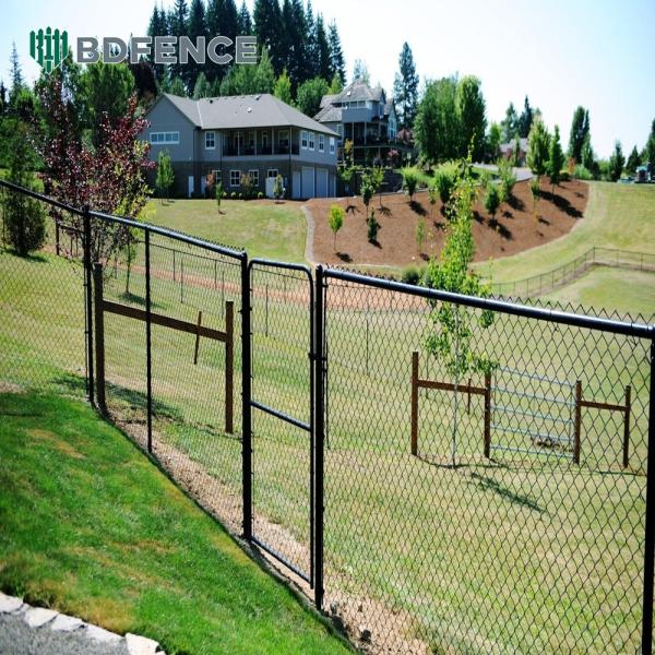 Community Garden Chain Link Fence Plots