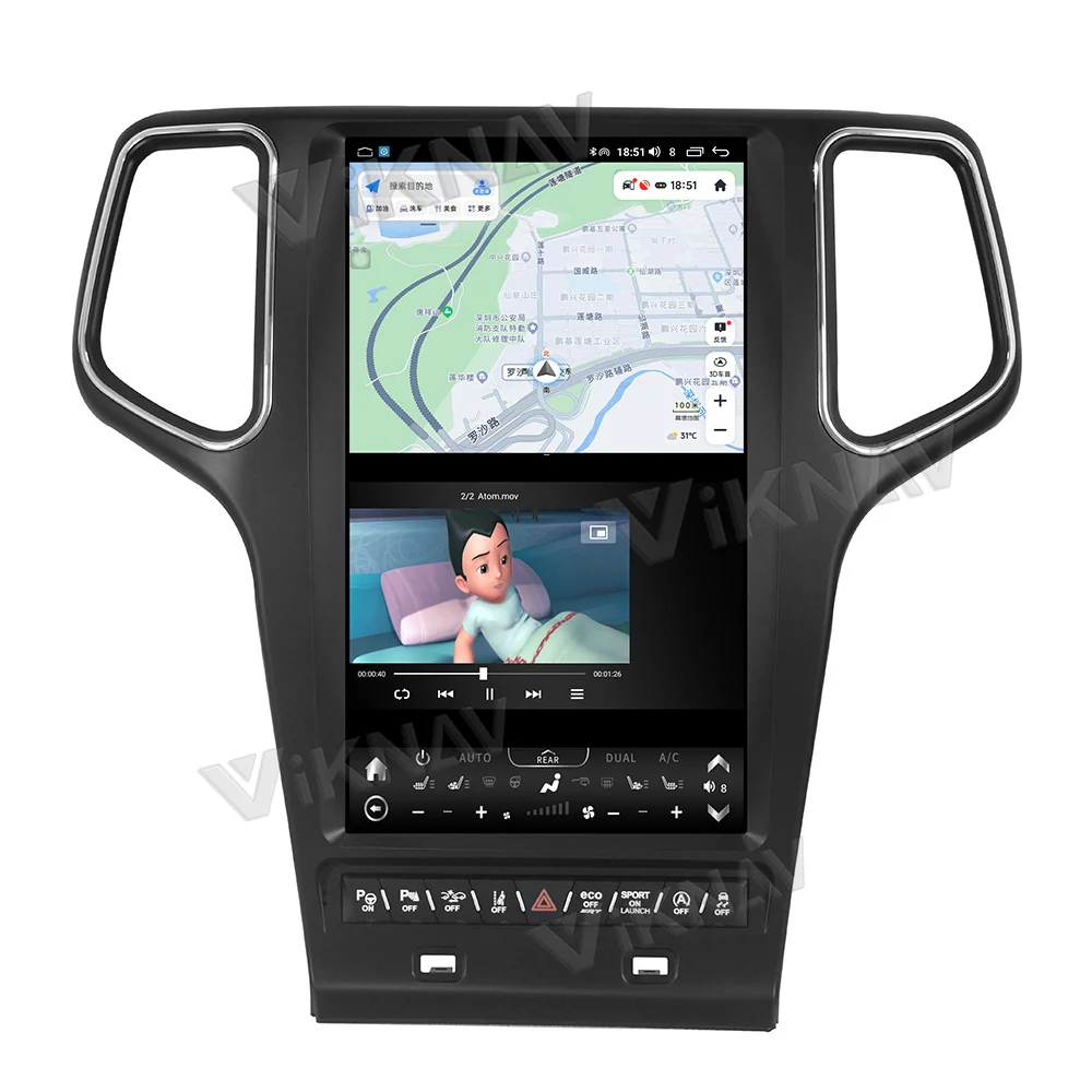 2014-2022 Jeep Grand Cherokee Замена радио GPS навигация ODM