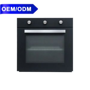 70L Built-in Convection Wall Oven Wholesale With Double Zayer Glass Door Knob Control Stainless Steel Electric Oven