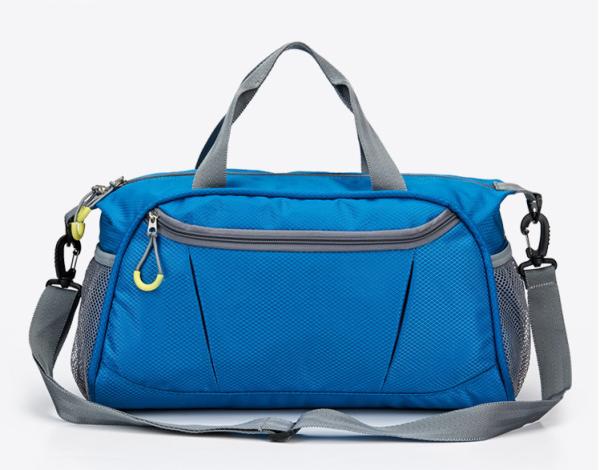 Convenient Blue Large Sports Duffel Bags , Outdoor Duffel Bag Portable