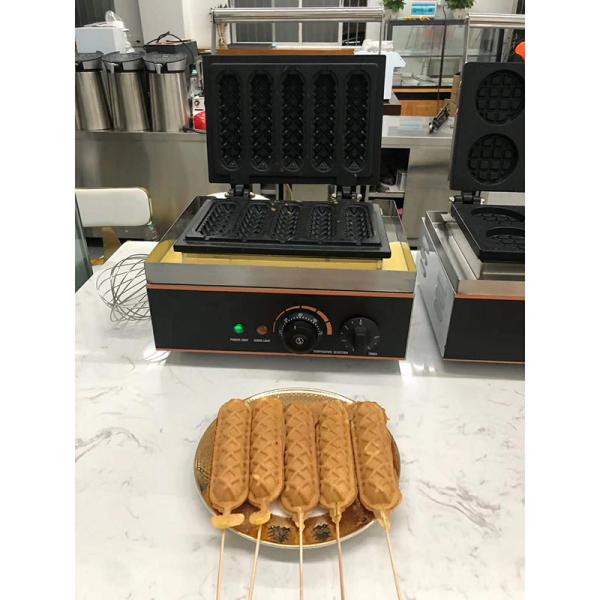 Домашний вафли хот-дог палочка вафли кукурузная машина для собак AM-216 с большой емкостью