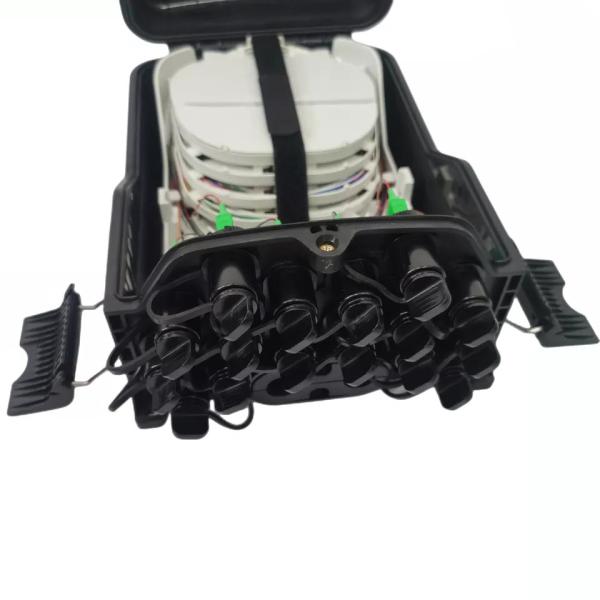 Caixa de terminal de fibra de 16 portas FTTH pré-carregada com Huawei Mini SC Connector IP68 à prova d'água