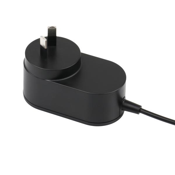 Wall Mount Battery Charger SAA Certified 650mA 12.35W 19V Power Adapter High Safety