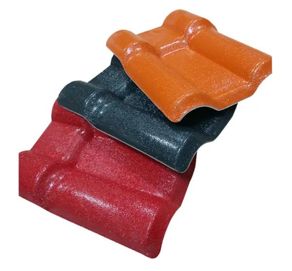 A onda de bambu espanhola de ASA Synthetic Resin Roof Tile para a casa de campo derrama o armazém