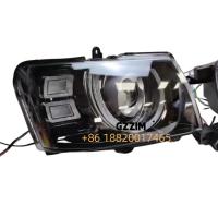 Lumières de voiture LED en plastique ABS Lampes avant pour Nissan Patrol Y61 2014