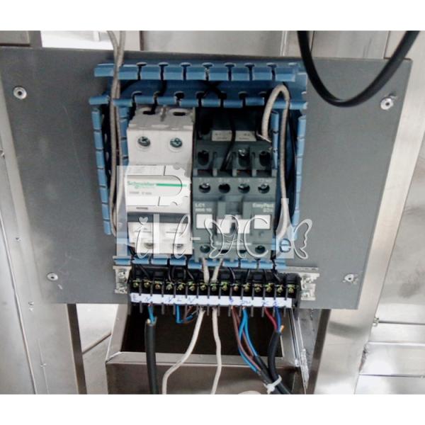 Машина шайбы щетки Decapper бочонка 5 галлонов Semi автоматическая с двойной станцией