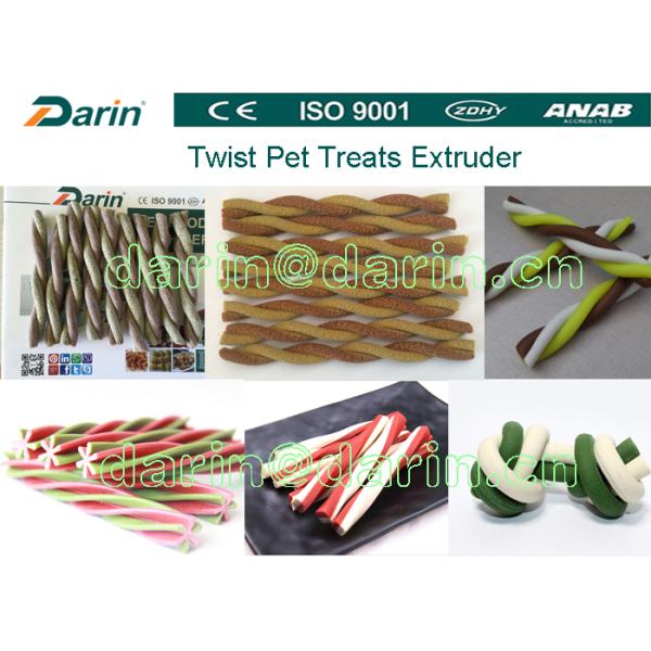 Food Grade Dog Food Extruder Dental Care Snacks Extruding Line