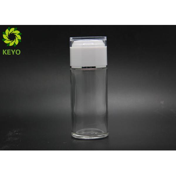 Screen Printing 100ml Round Glass Lotion Bottle