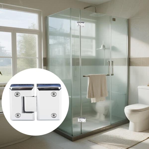 Manufacturer Modern 180 Degree Stainless Steel Bathroom Shower Room Glass Door Hinge