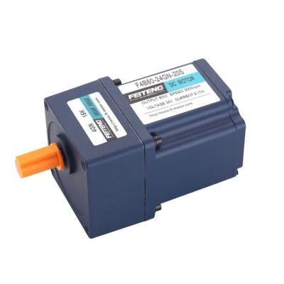 80w 24v High Torque Motor , Brushless DC Electric Gear Motor For Small Robot