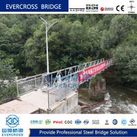 Installation de ponts à pieds en acier modulaire en métal PB 100 pour les zones rurales éloignées