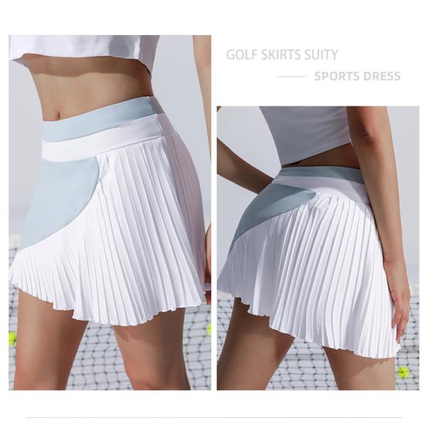 Women Short Tennis Skirts High Waisted Athletic Running Pleated Sports Skirt