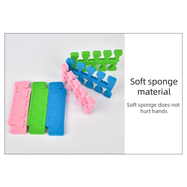 Toe Separators for Pedicure Sponge Toe Separator for Nail Polish Party Nail Art Painting Toenails