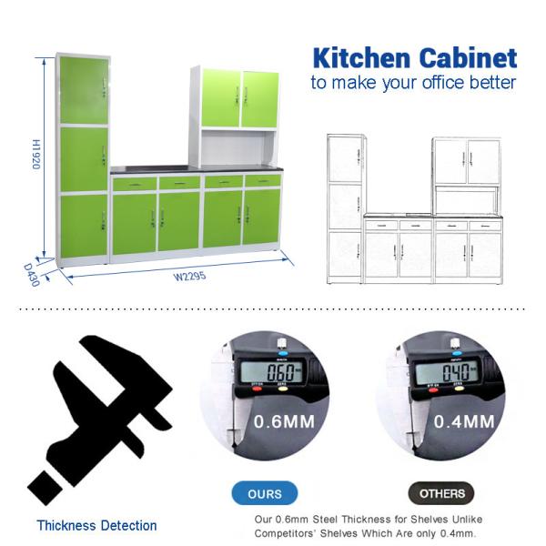 0.38 CBM Steel Kitchen Cabinet