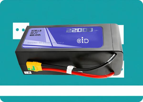 22.2V 22000mAh Drone Battery with 90A Peak Discharge