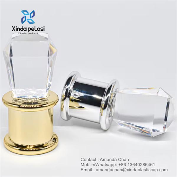 Золотые кристаллические капсулы для парфюмерии Косметические капсулы для упаковки парфюмерных бутылок